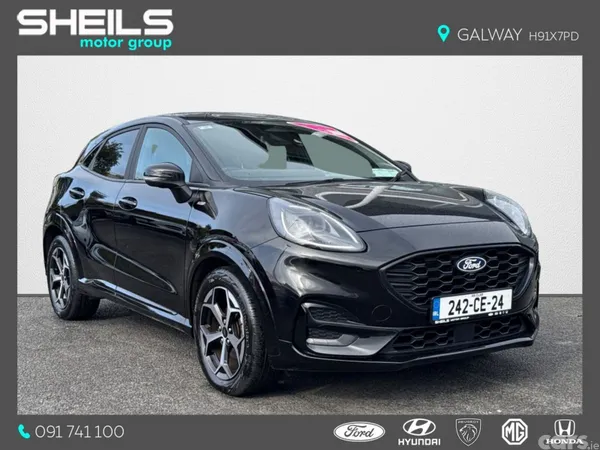 Ford Puma MPV, Petrol Hybrid, 2024, Black