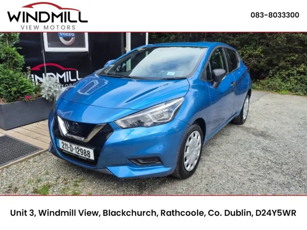Nissan Micra Hatchback, Petrol, 2021, Blue