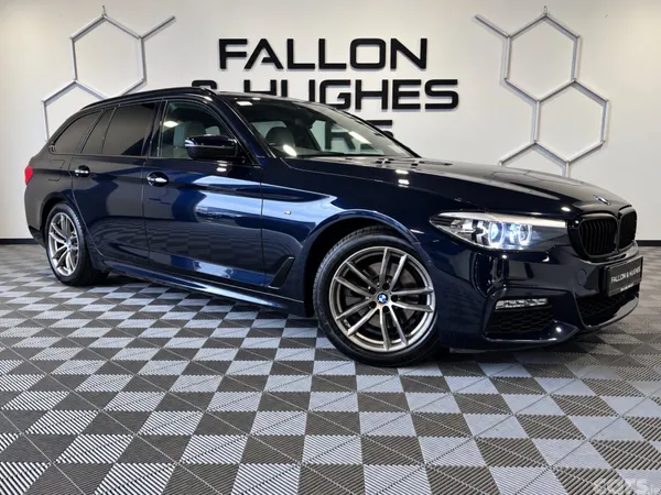 BMW 5-Series Estate, Petrol, 2018, Black