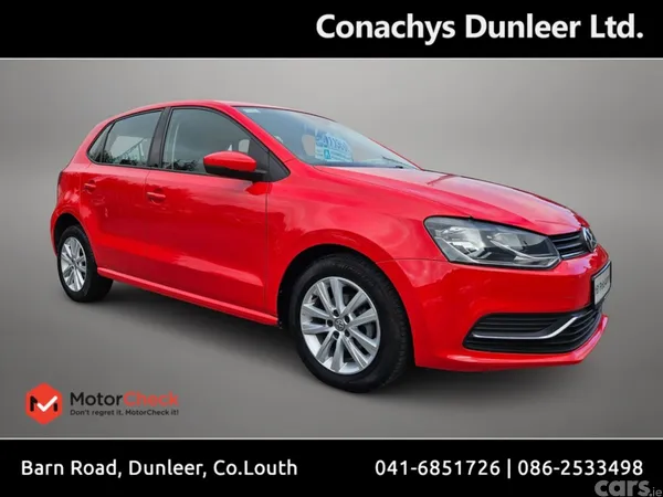 Volkswagen Polo Hatchback, Petrol, 2016, Red