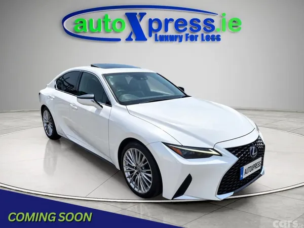 Lexus IS Saloon, Petrol Hybrid, 2021, White