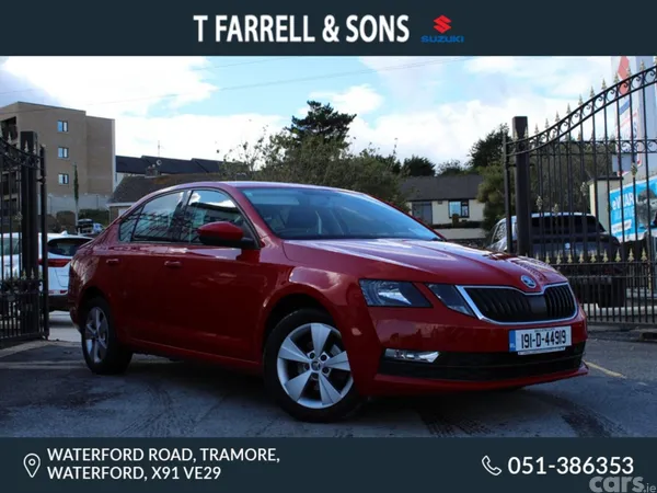 Skoda Octavia Hatchback, Diesel, 2019, Red
