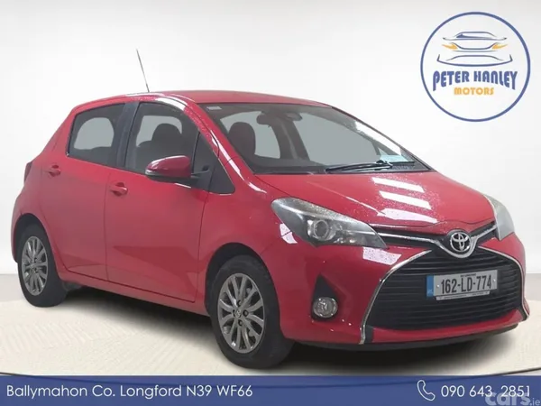 Toyota Yaris Hatchback, Petrol, 2016, Red