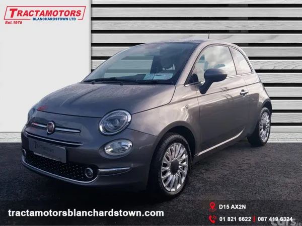Fiat 500 Hatchback, Petrol, 2016, Grey