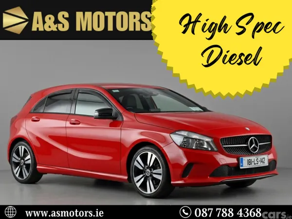 Mercedes-Benz A-Class Hatchback, Diesel, 2018, Red