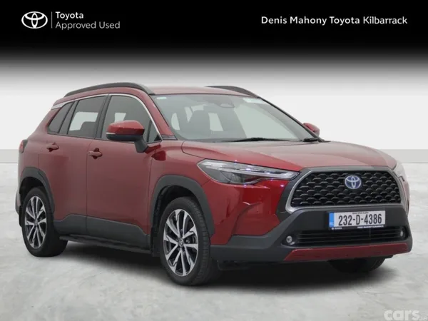 Toyota Corolla Cross SUV, Petrol Hybrid, 2023, Red