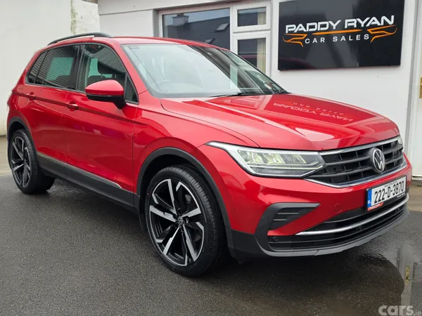 Volkswagen Tiguan SUV, Diesel, 2022, Red