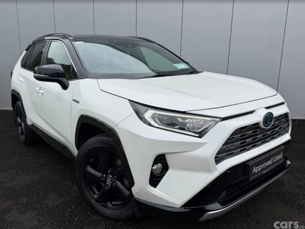 Toyota RAV4 SUV, Petrol Hybrid, 2019, White