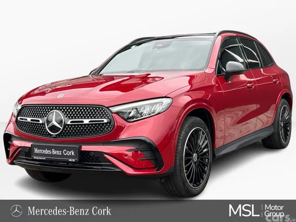 Mercedes-Benz GLC SUV, Petrol Hybrid, 2026, Red