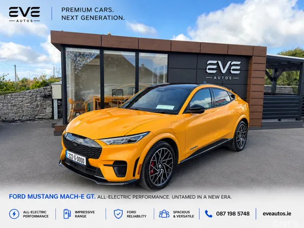 Ford Mustang Mach-E Hatchback, Electric, 2022, Orange