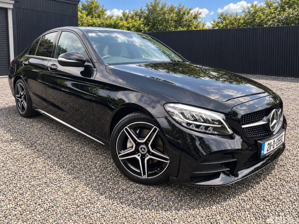 Mercedes-Benz C-Class Saloon, Petrol Hybrid, 2021, Black