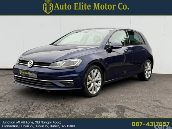 Volkswagen Golf Hatchback, Petrol, 2018, Blue