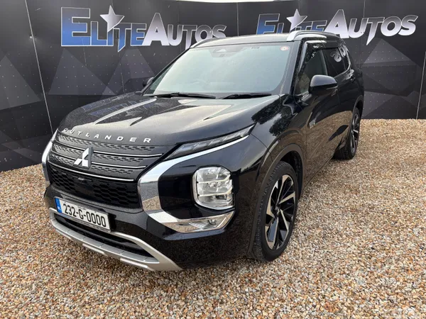 Mitsubishi Outlander SUV, Petrol Plug-in Hybrid, 2023, Black