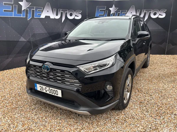 Toyota RAV4 SUV, Petrol Hybrid, 2021, Black