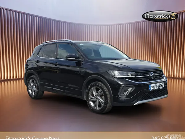 Volkswagen T-Cross SUV, Petrol, 2024, Black
