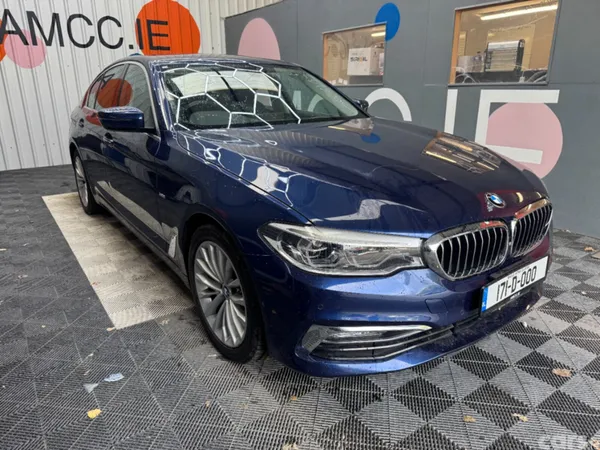 BMW 5-Series Saloon, Diesel, 2017, Blue