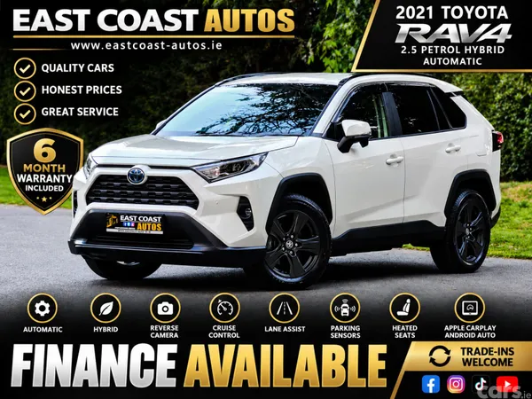 Toyota RAV4 SUV, Petrol Hybrid, 2021, Grey