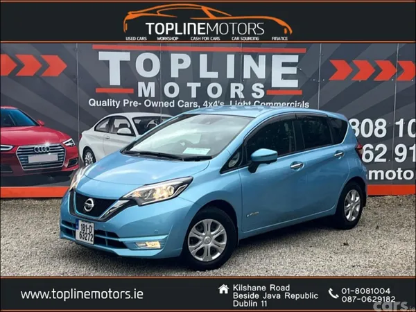 Nissan Note Hatchback, Petrol Hybrid, 2018, Blue