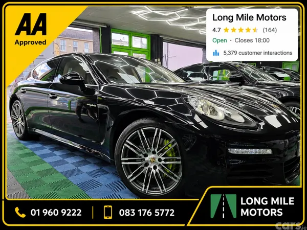Porsche Panamera Hatchback, Petrol Plug-in Hybrid, 2016, Black