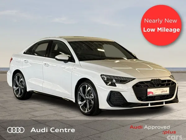 Audi A3 Saloon, Petrol, 2026, White