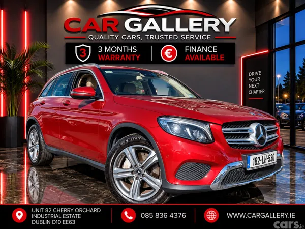 Mercedes-Benz GLC SUV, Diesel, 2018, Red