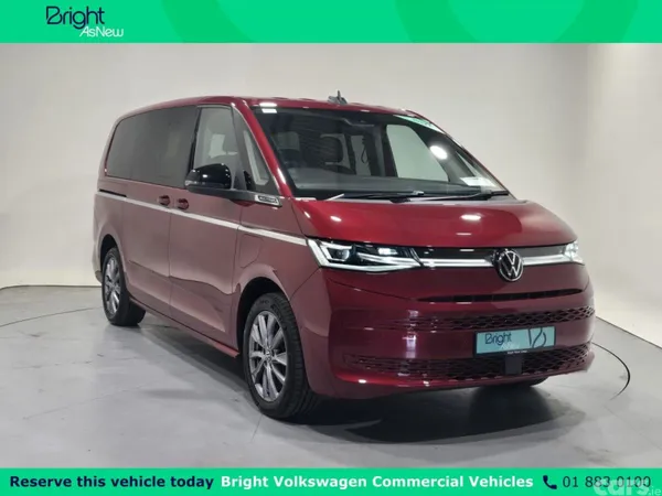 Volkswagen Transporter MPV, Petrol Plug-in Hybrid, 2023, Red