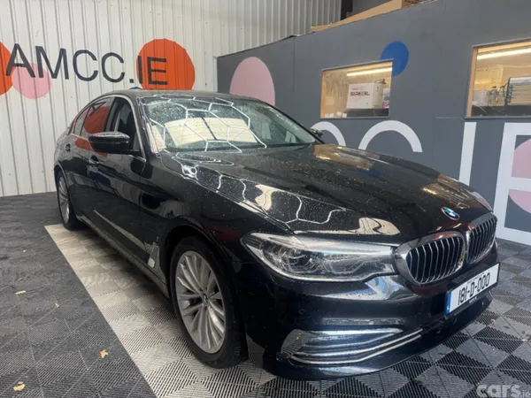 BMW 5-Series Saloon, Petrol, 2018, Black