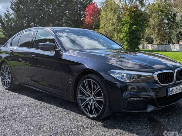 BMW 5-Series Saloon, Petrol Plug-in Hybrid, 2018, Black