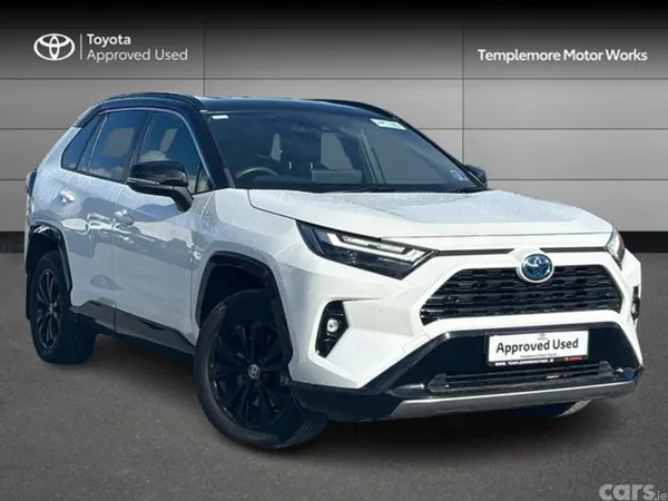 Toyota RAV4 SUV, Petrol Hybrid, 2023, White