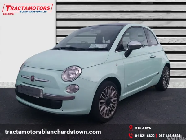 Fiat 500 Hatchback, Petrol, 2014, Green