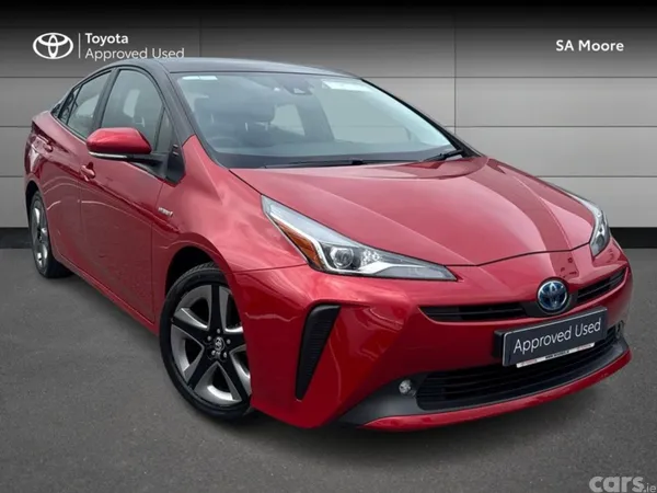 Toyota Prius Hatchback, Petrol Hybrid, 2020, Red