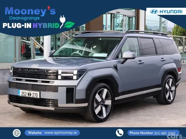 Hyundai Santa Fe SUV, Petrol Plug-in Hybrid, 2025, Blue