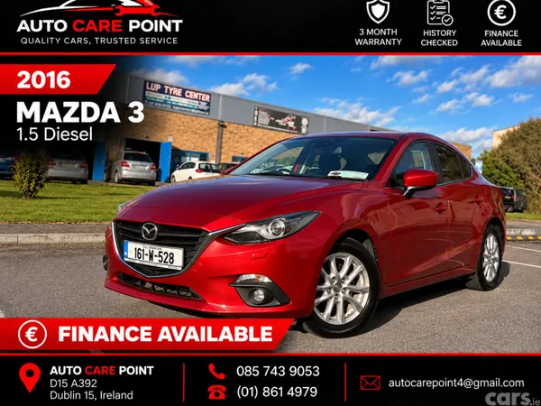 Mazda Mazda3 Saloon, Diesel, 2016, Red