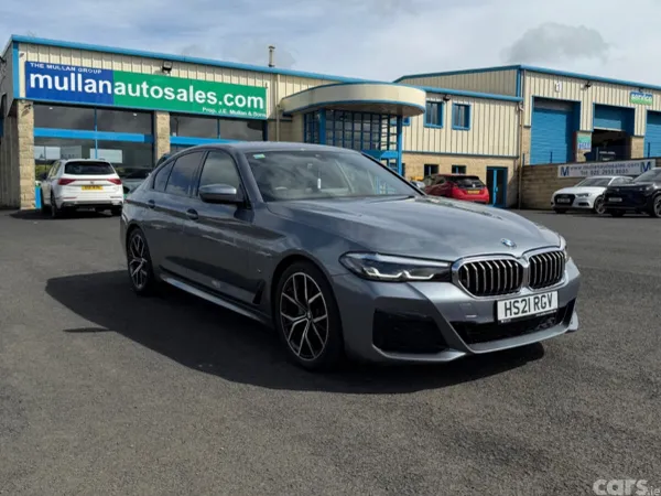 BMW 5-Series Saloon, Diesel Hybrid, 2021, Blue