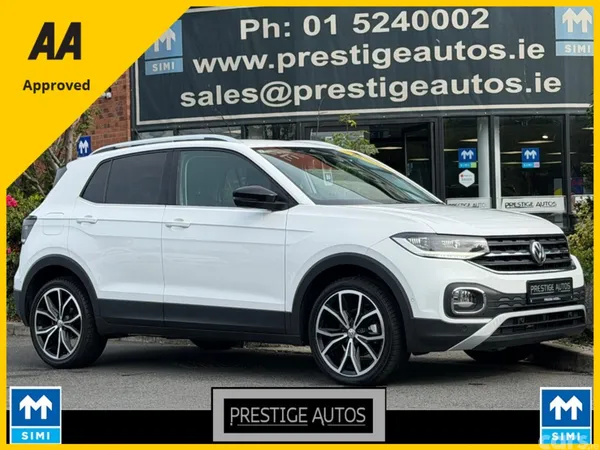 Volkswagen T-Cross SUV, Petrol, 2020, White
