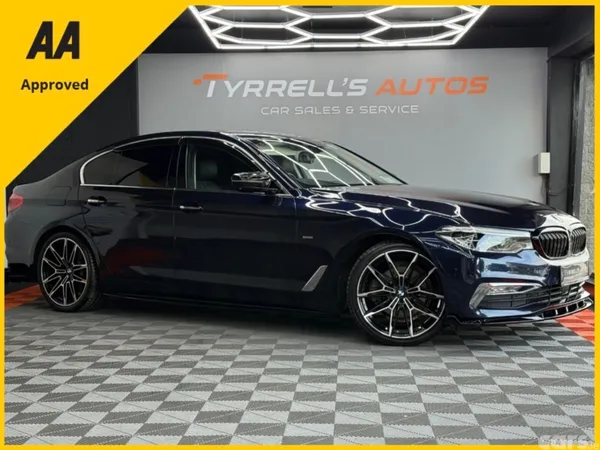 BMW 5-Series Saloon, Diesel, 2018, Blue