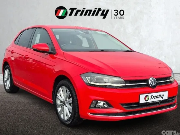 Volkswagen Polo Hatchback, Petrol, 2021, Red