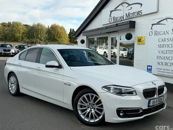 BMW 5-Series Saloon, Diesel, 2015, White