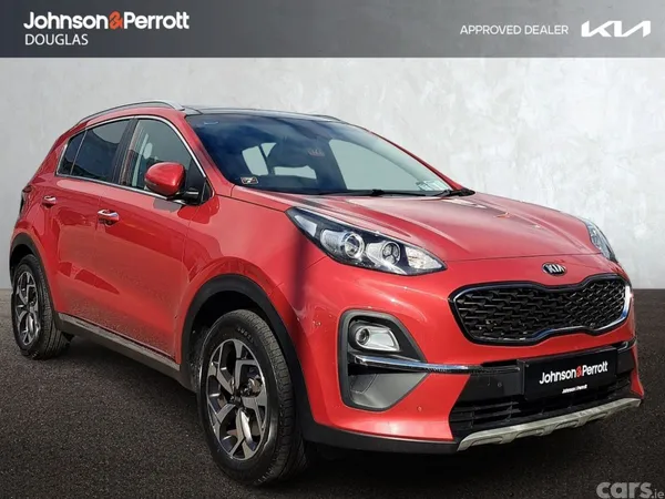 Kia Sportage SUV, Diesel Hybrid, 2021, Red