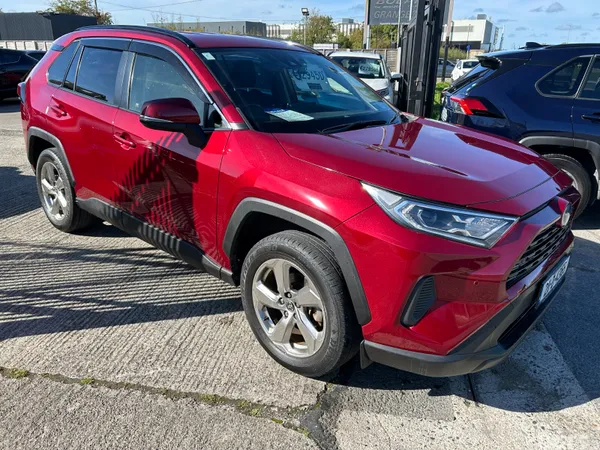 Toyota RAV4 SUV, Petrol Hybrid, 2021, Red