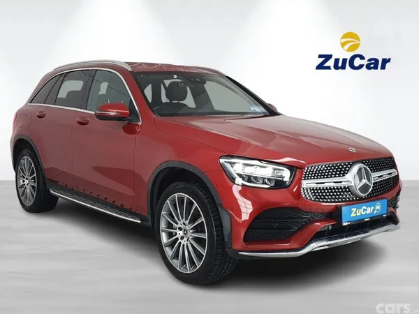 Mercedes-Benz GLC SUV, Diesel Plug-in Hybrid, 2021, Red