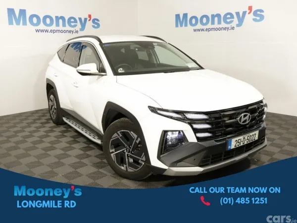 Hyundai Tucson SUV, Petrol Hybrid, 2025, White