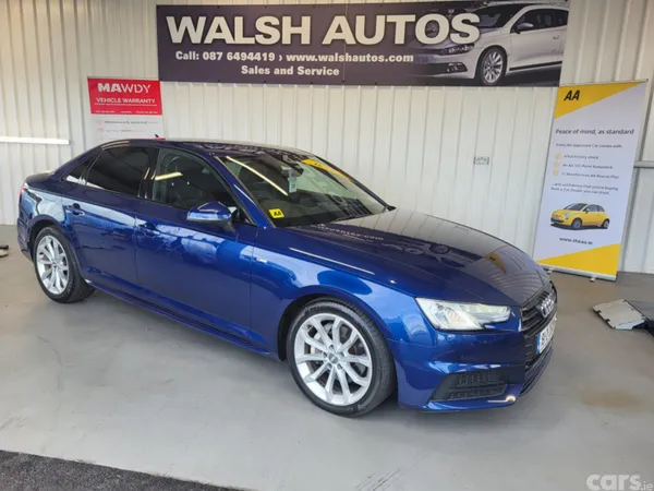 Audi A4 Saloon, Diesel, 2018, Blue