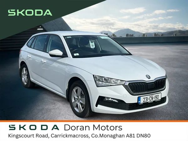 Skoda Scala Hatchback, Petrol, 2023, White