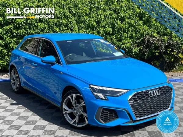 Audi A3 Hatchback, Petrol Plug-in Hybrid, 2023, Blue