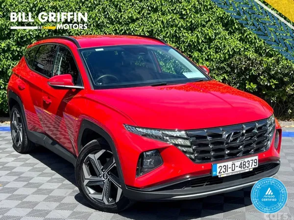 Hyundai Tucson SUV, Petrol Plug-in Hybrid, 2023, Red