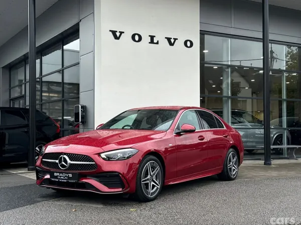 Mercedes-Benz C-Class Saloon, Petrol Plug-in Hybrid, 2026, Red