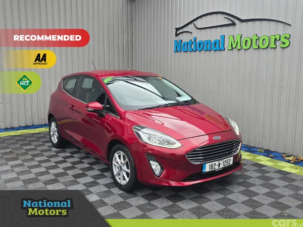 Ford Fiesta Hatchback, Petrol, 2018, Red