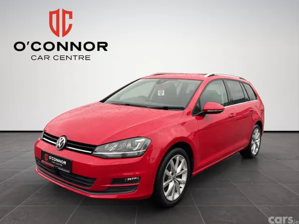 Volkswagen Golf Estate, Petrol, 2017, Red