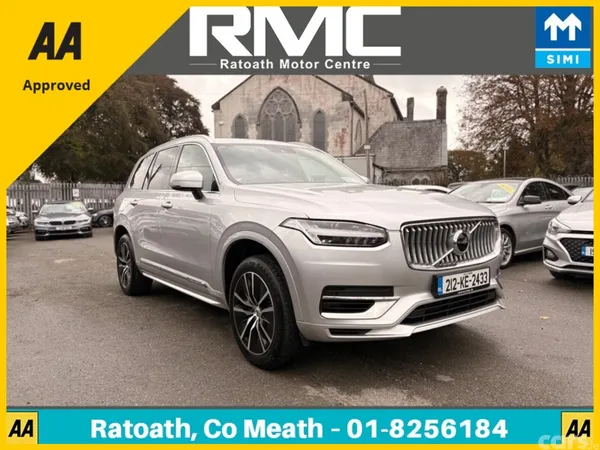 Volvo XC90 SUV, Petrol Plug-in Hybrid, 2021, Silver